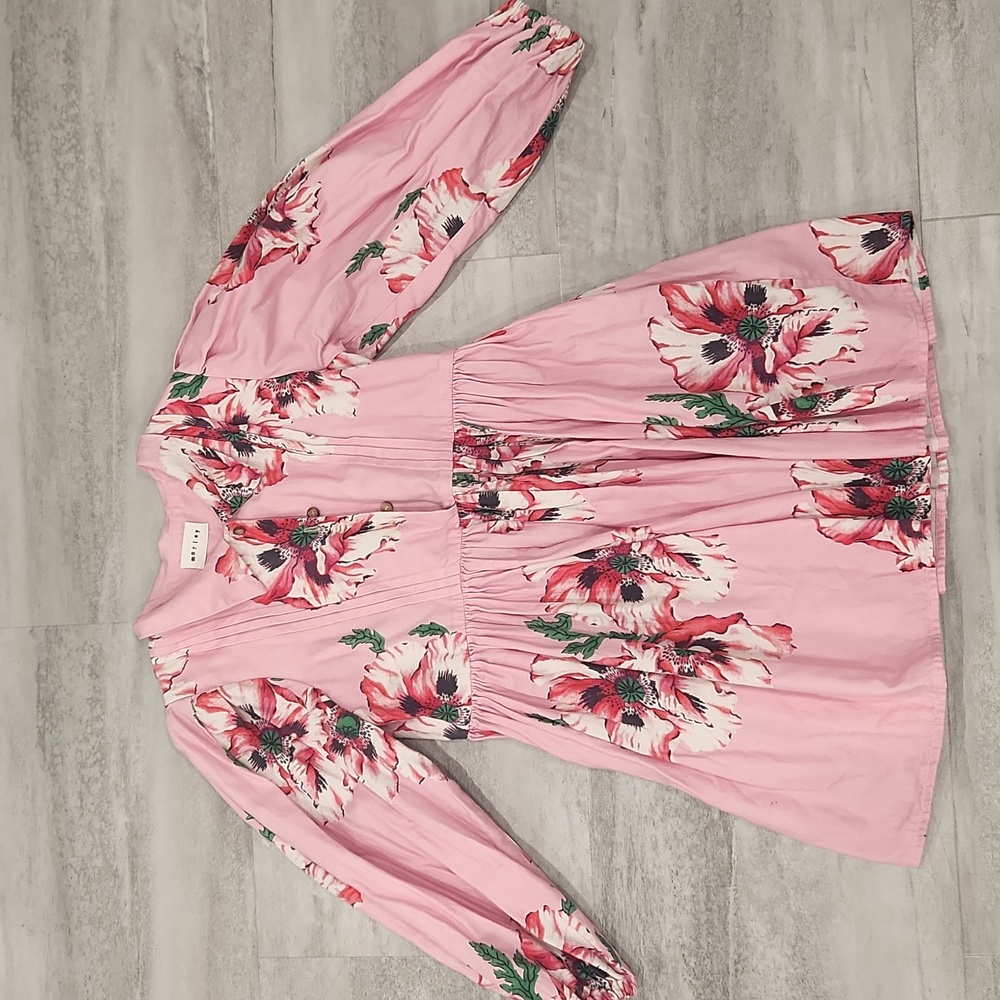 Morley Girls Pink Poppy Dress - Picture 1 of 2